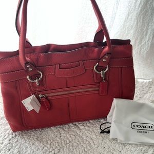Coach Penelope Large Leather Shopper Hangbag
